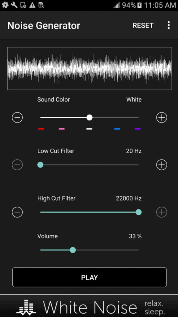 Noise generator- Noise cancelling app