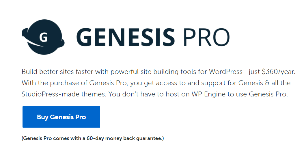 Genesis Pro pricing