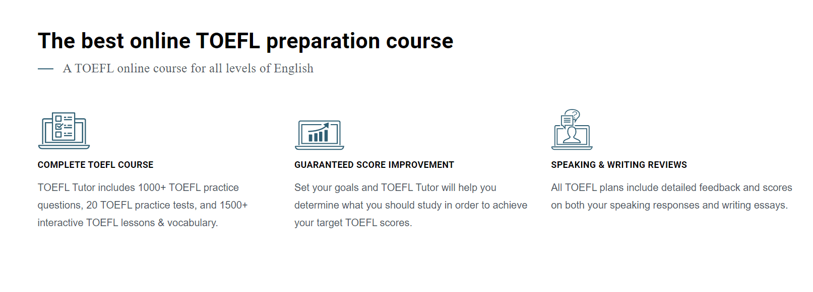 The best online TOEFL preparation course