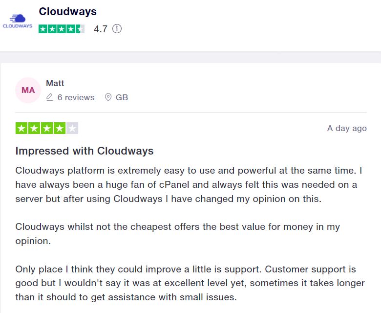 cloudways customer