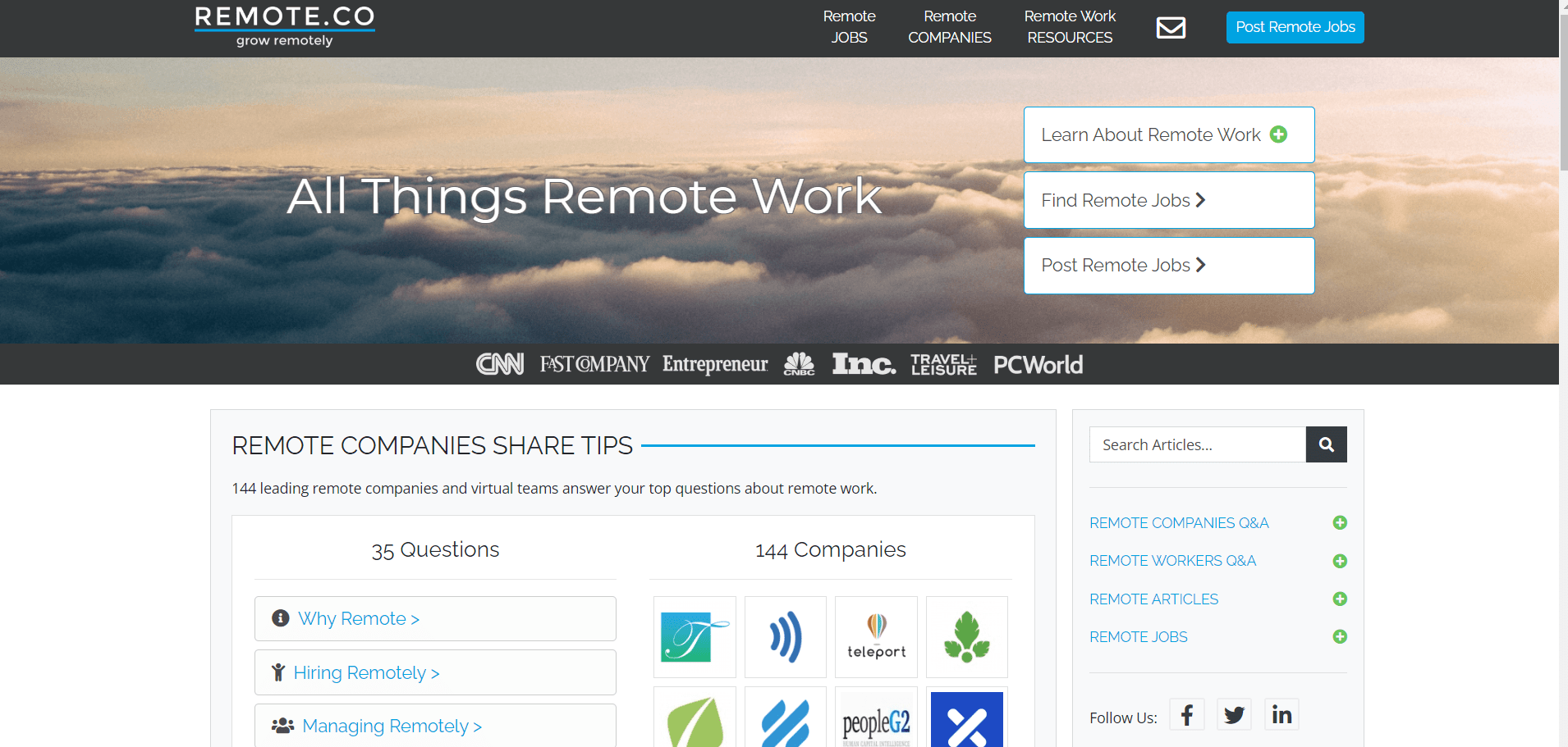 remote.co / best work from home websites 