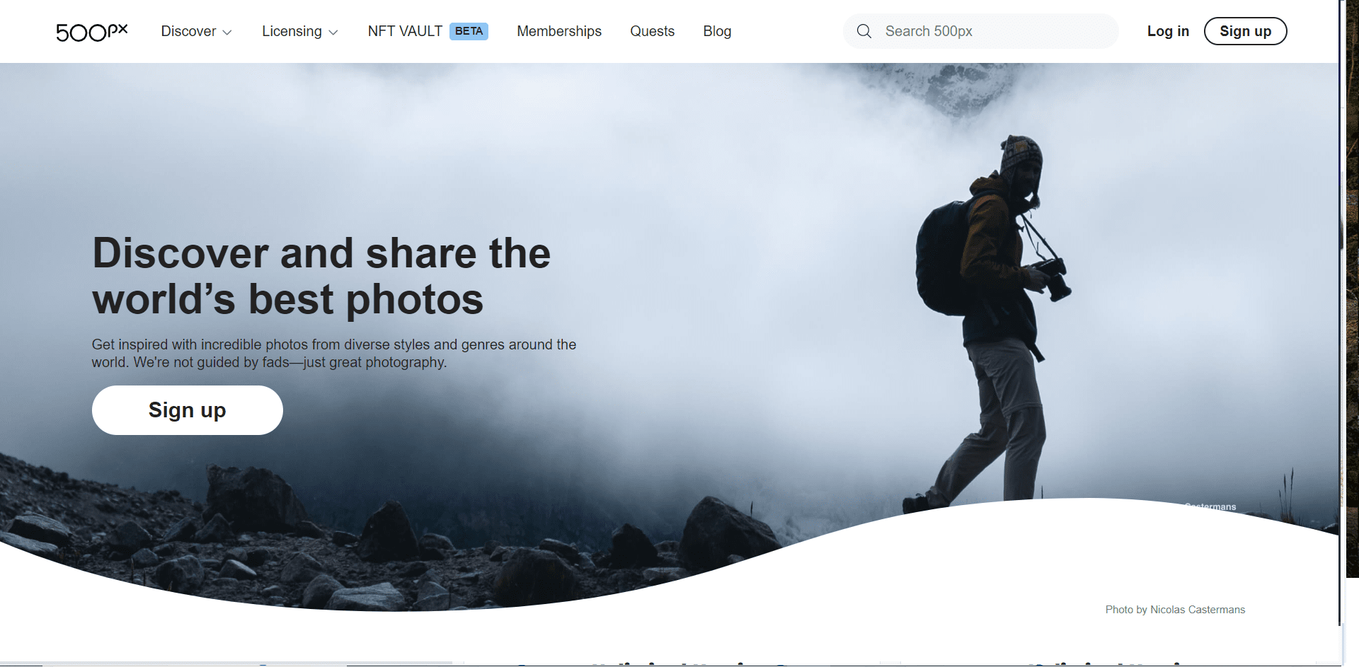 500px/ Best Photo Sharing Site