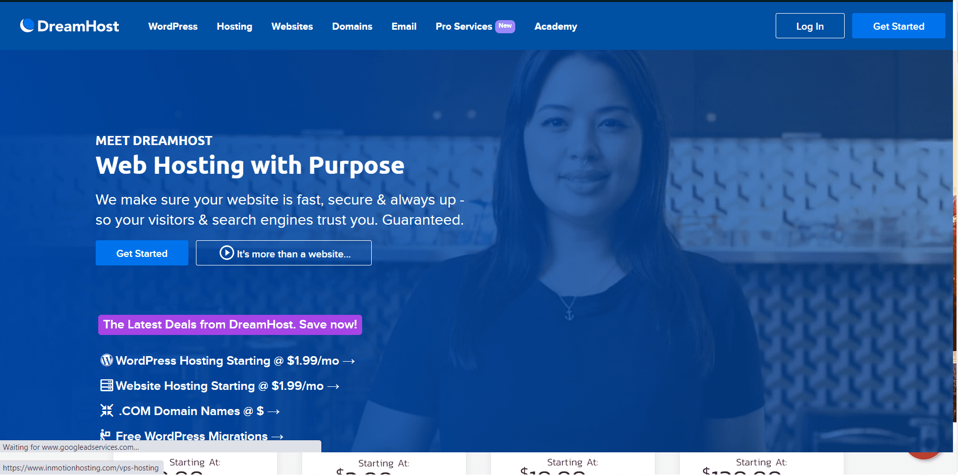 DreamHost/ Best Cloud VPS Provider