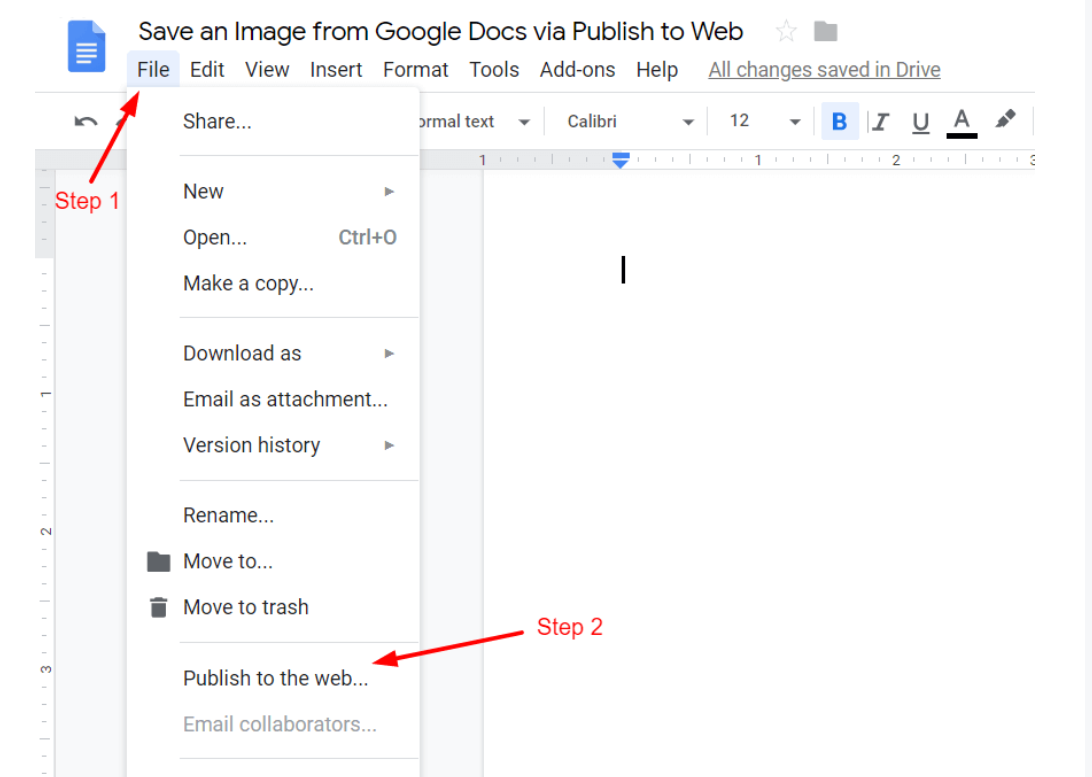 Images/ How to Save Images From Google Docs