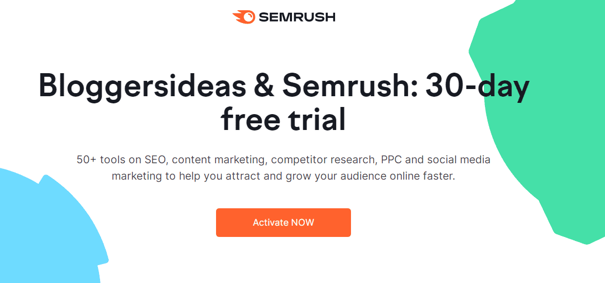 SEMrush Free Trial 30 Days -Semrush Review