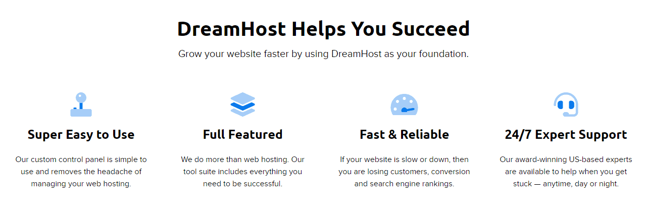 Dreamhost features