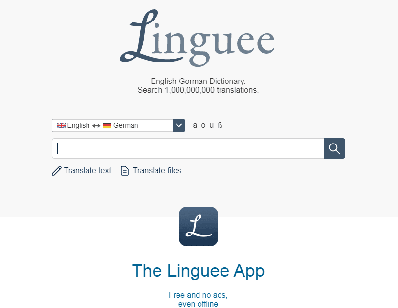 Linguee Overview