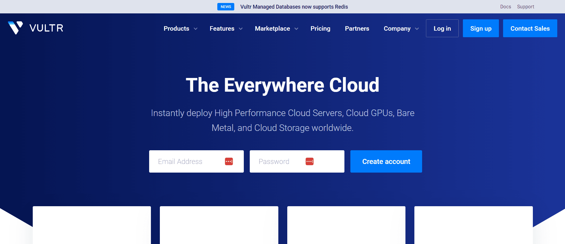 Vultr cloud server